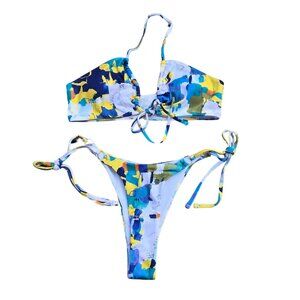 Cheeky Bottom 2 Piece Bikini Bathing Suit - Small